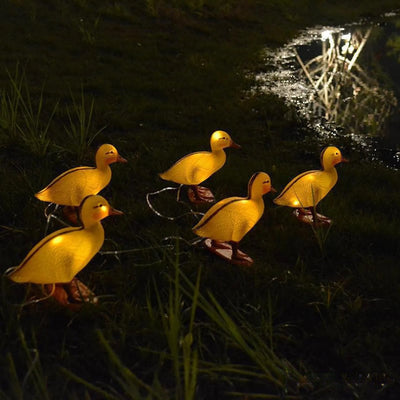 Lampe Solaire Canard Lumineux LED Décorative Jardin – éclairage LED allumé de nuit