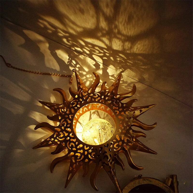 Carillon solaire à vent soleil lumineux extérieur