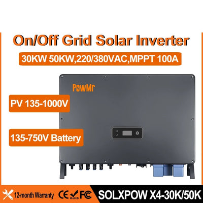 Onduleur Solaire Triphasé 30 kW 50 kW IP65