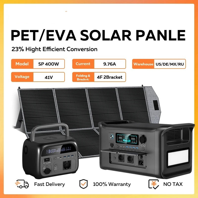 Station d'Énergie Solaire avec Panneau Solaire 400W - vue 5