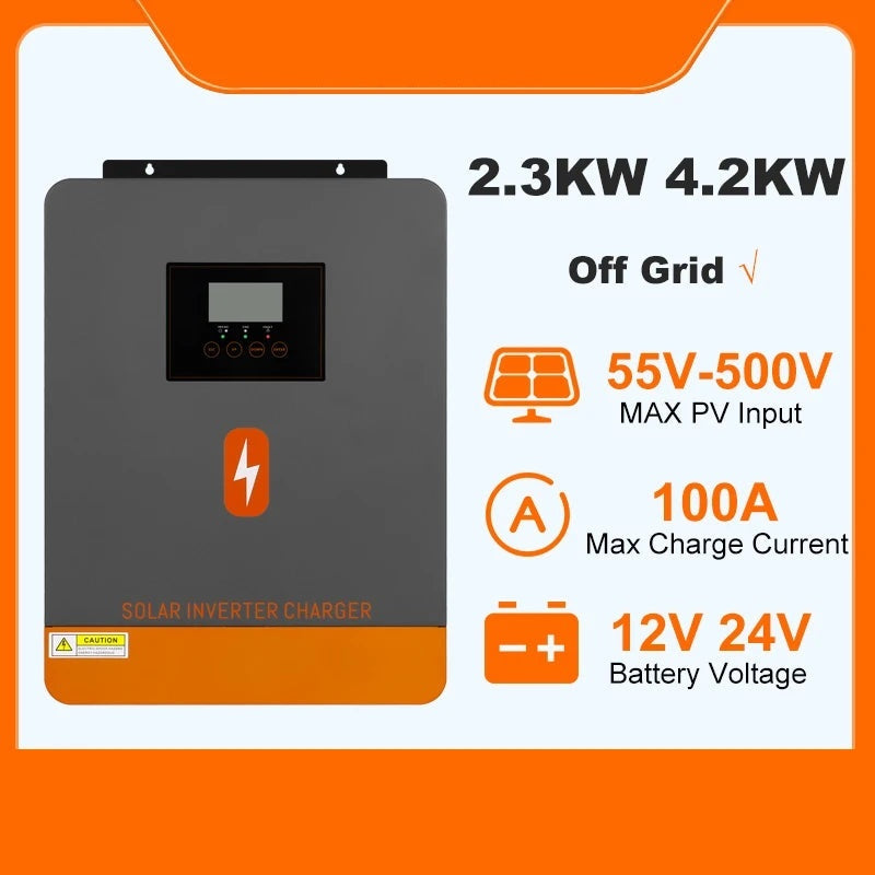Convertisseur Solaire Hybride 4,2 kW 24V MPPT