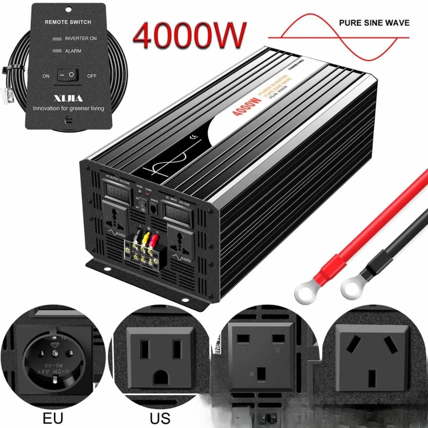 Convertisseur pur sinus 4000W DC-AC pour installation solaire