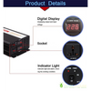 CONVERTISSEUR PUR SINUS 1000W DC 12V 24V 48V AC 110V 220V