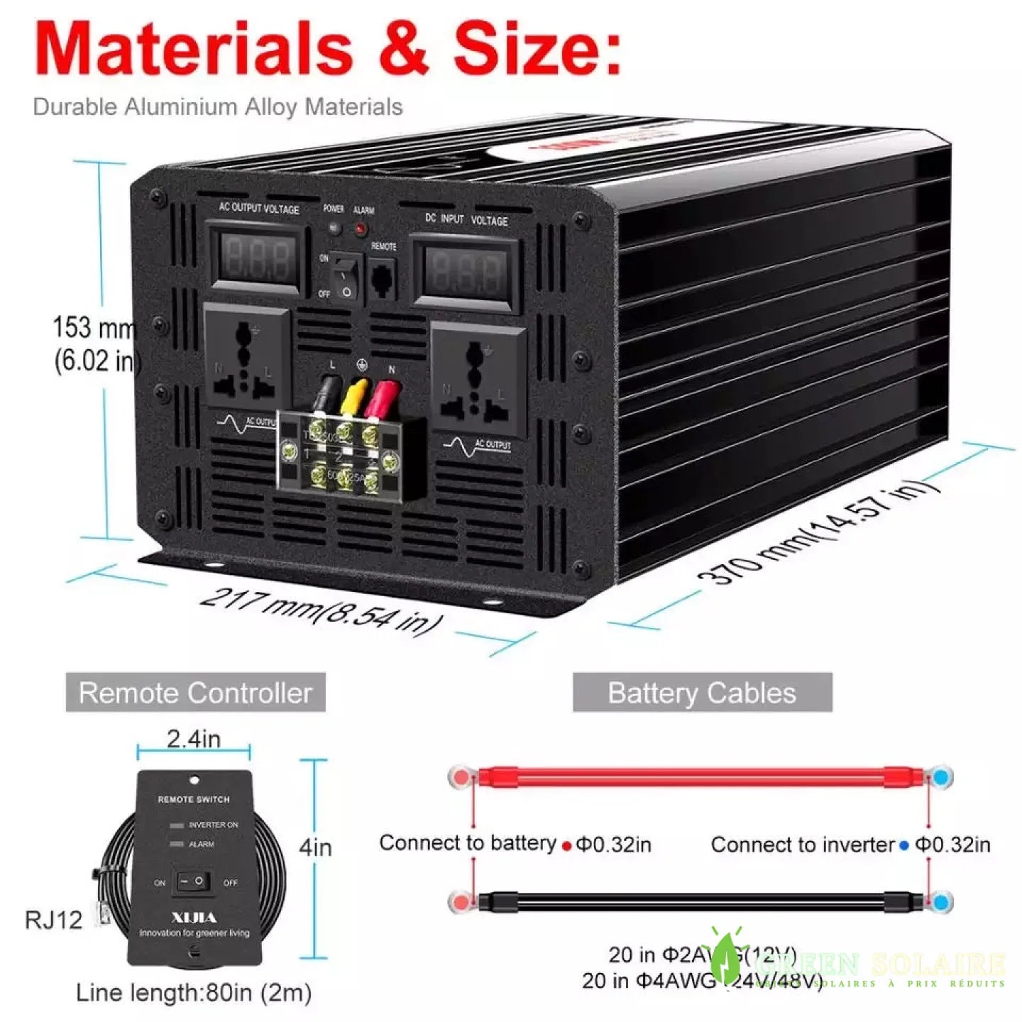 CONVERTISSEUR PUR SINUS 3200W