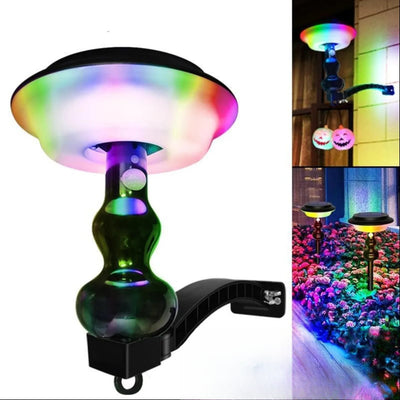 Lampe solaire couleur changeante à fixer ou planter