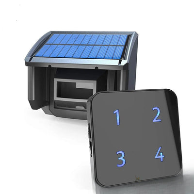 Détecteur de mouvement solaire avec alarme sonore extérieur - vue produit