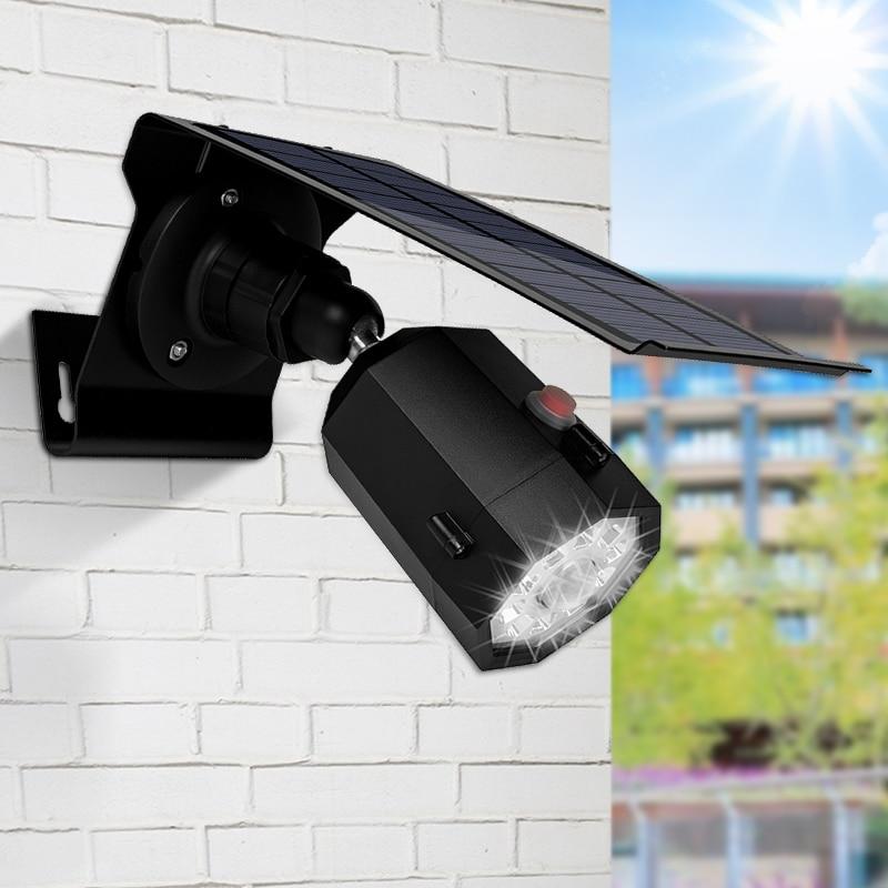 Projecteur solaire extérieur à détection de mouvement LED 10W