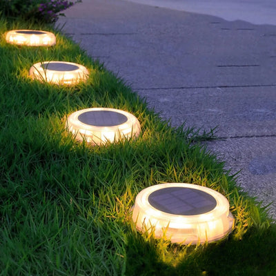 Lampe encastrable solaire LED pelouse jardin nuit