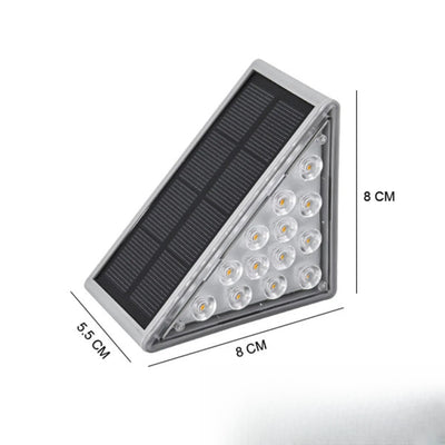 Lampe Solaire Marche Escalier Extérieur LED – panneau solaire intégré et recharge autonome