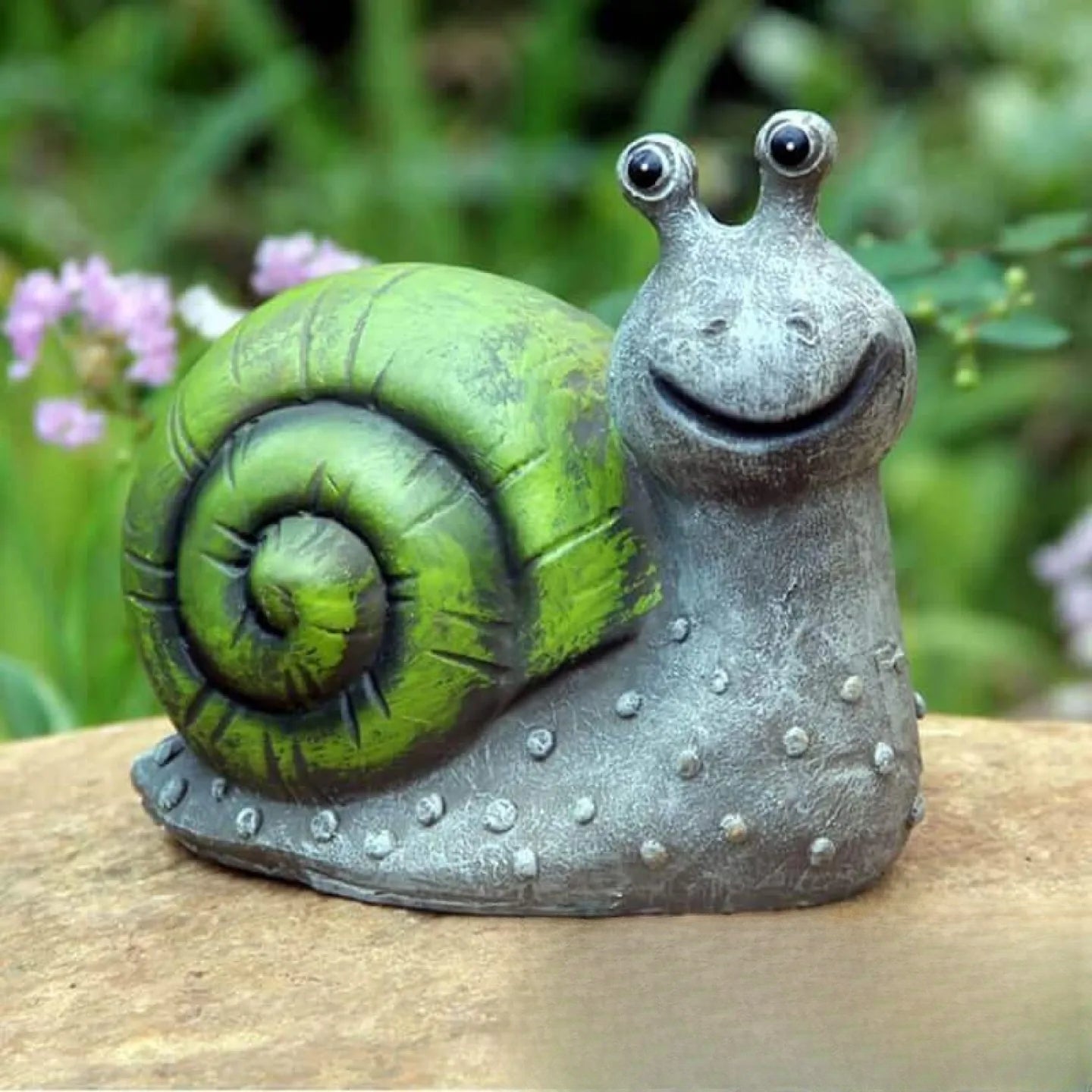Lampe Solaire Décorative Escargot LED Animal de Jardin