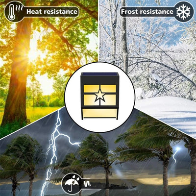 Applique solaire étoile résistante chaleur et gel
