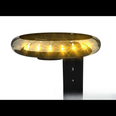 Feux de Navigation Bateau Solaire LED Jaune