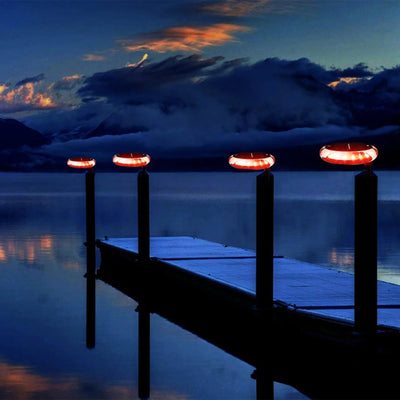Feux de Navigation Bateau Solaire LED Étanche Marine en situation