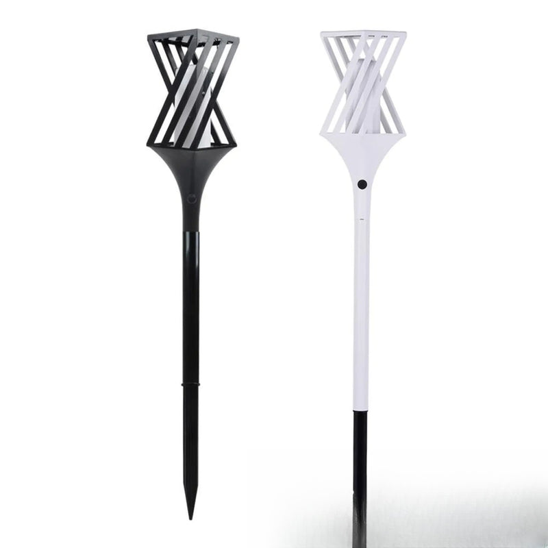 Flambeau solaire de jardin effet flamme LED extérieur