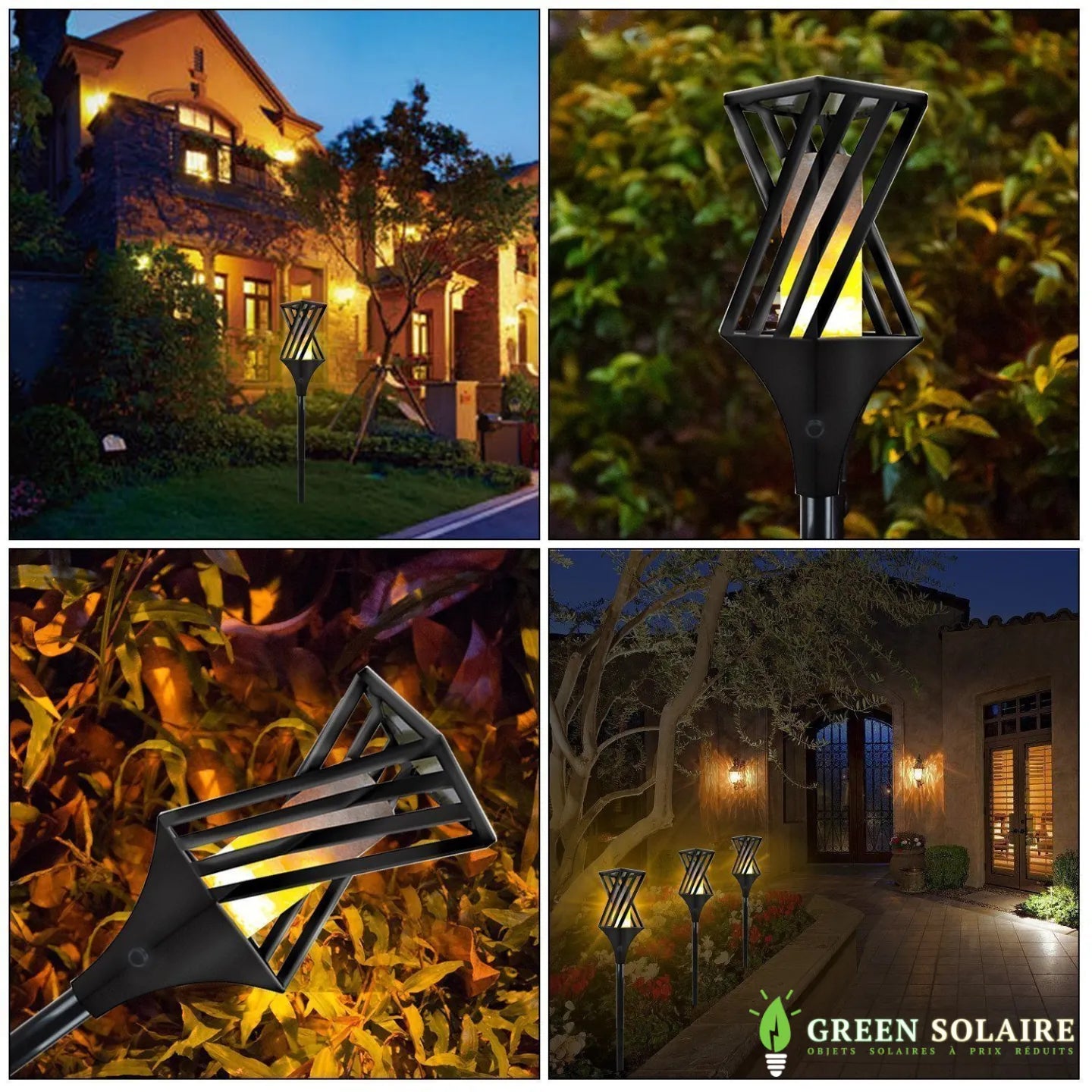 FLAMBEAU SOLAIRE DE JARDIN