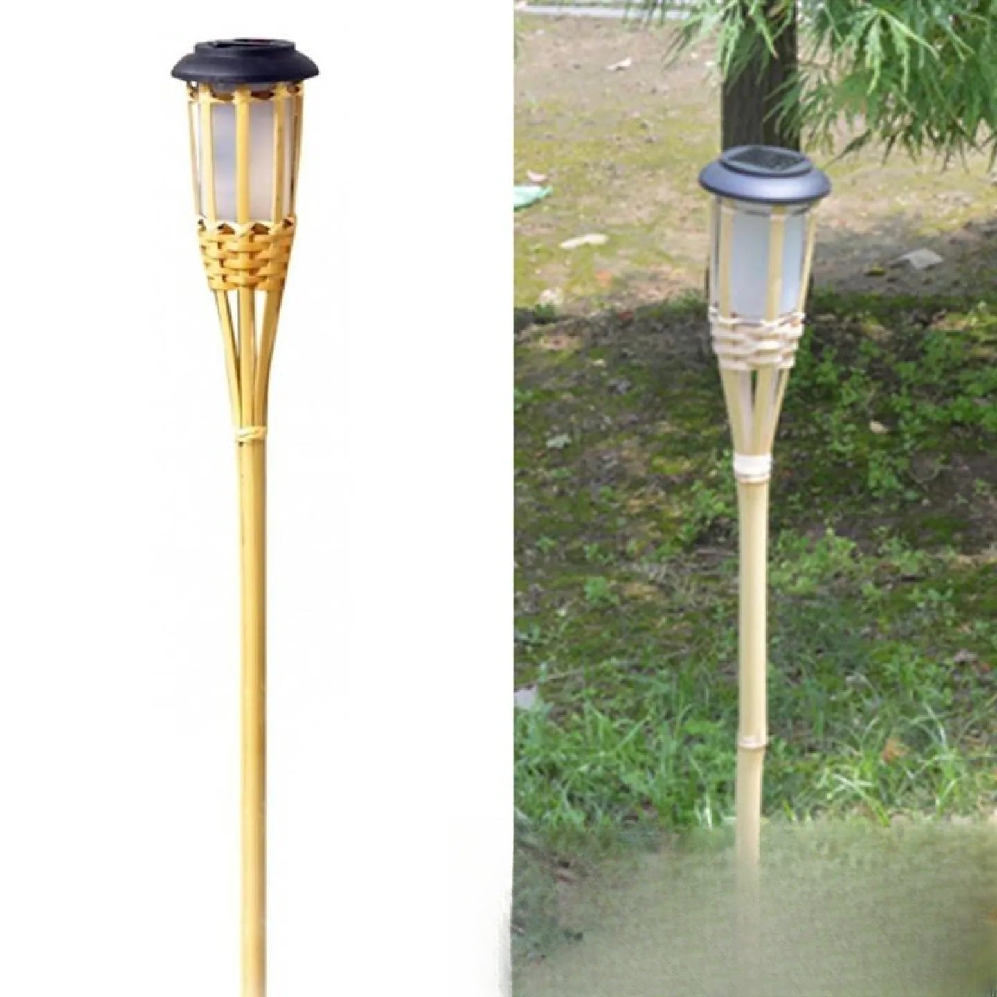 Flambeau Solaire à Planter Effet Flamme Jardin