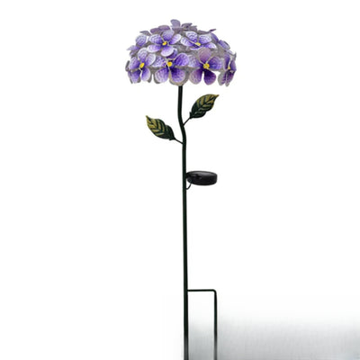 Fleur solaire hortensia coloris violet