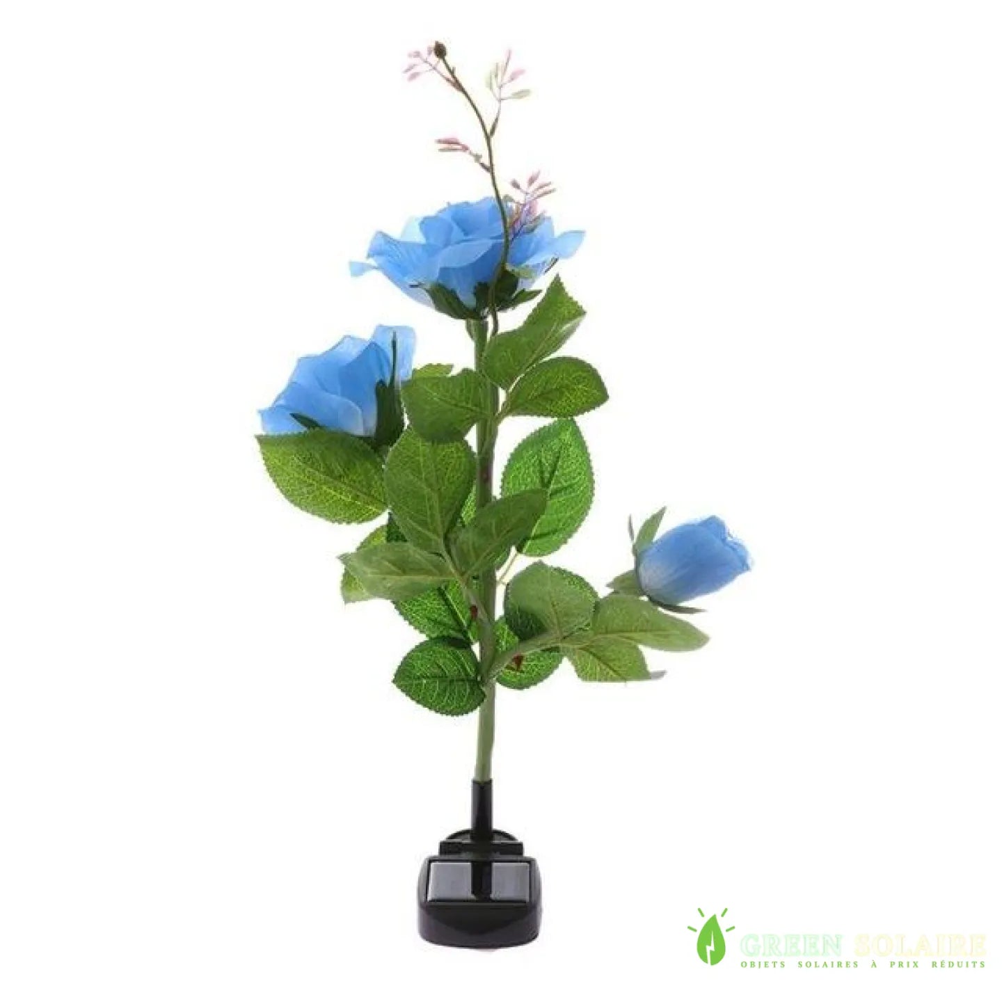 Fleur Solaire Lily & Rose Décorative - Rose Bleue