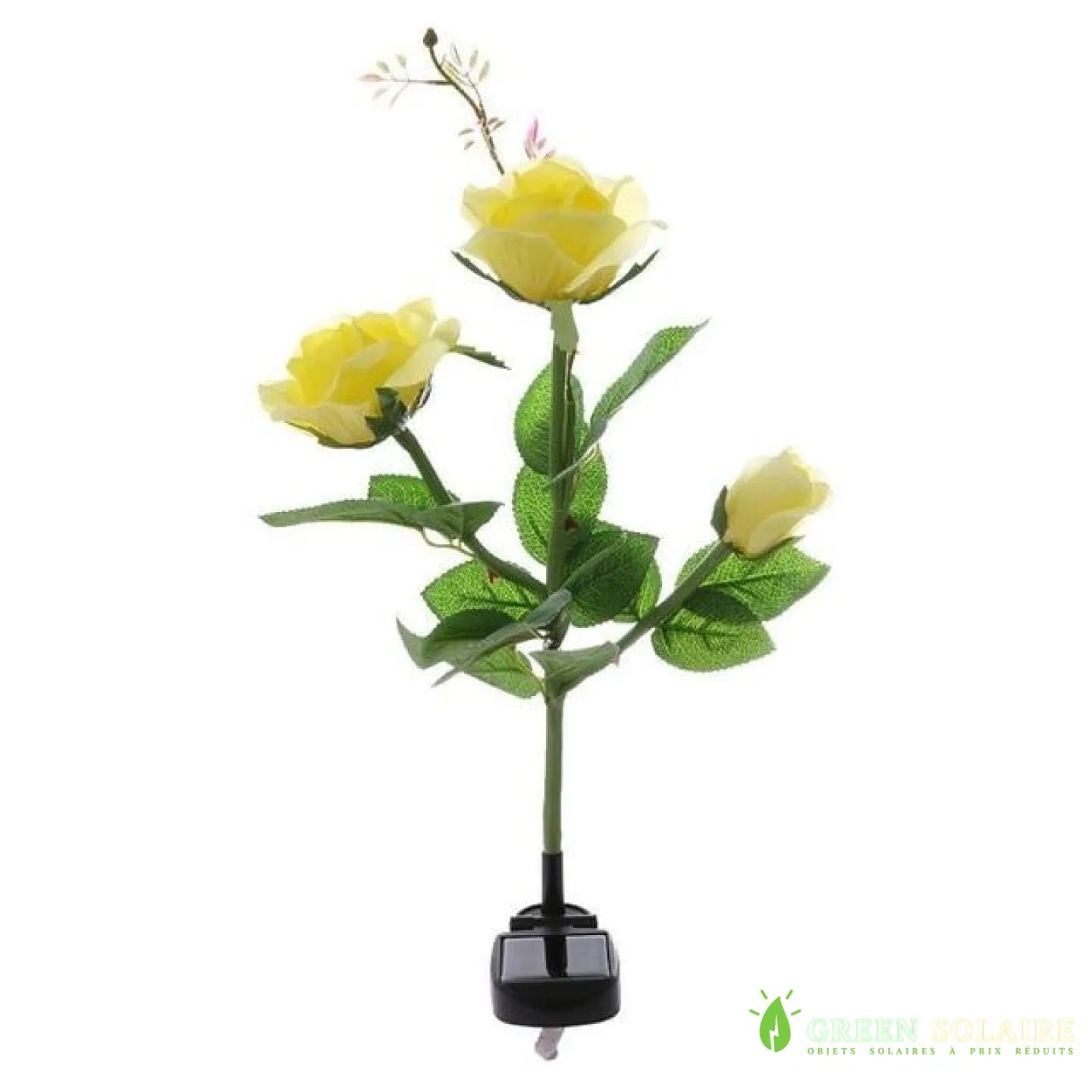 Fleur Solaire Lily & Rose Décorative - Rose Jaune