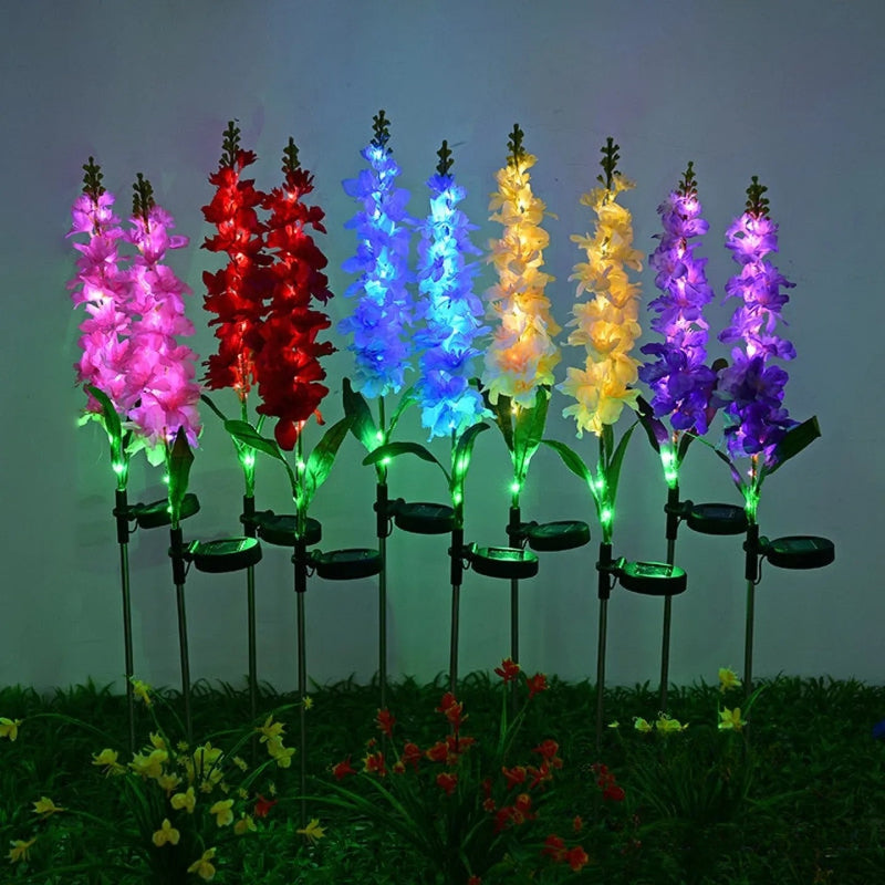 Fleur Solaire Décorative à Planter pour Jardin LED