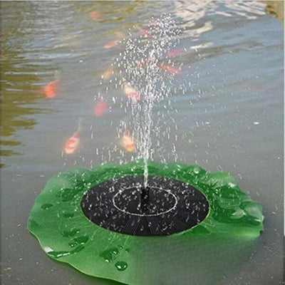 Fontaine Solaire Nénuphar Flottant Décorative pour Bassin – nénuphar flottant à la surface de l'eau