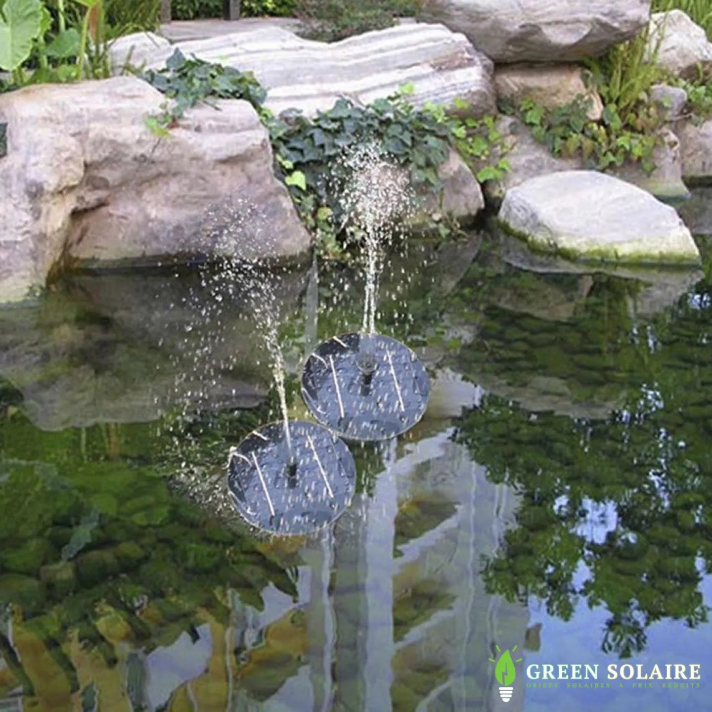 FONTAINE SOLAIRE EXTÉRIEUR DE JARDIN