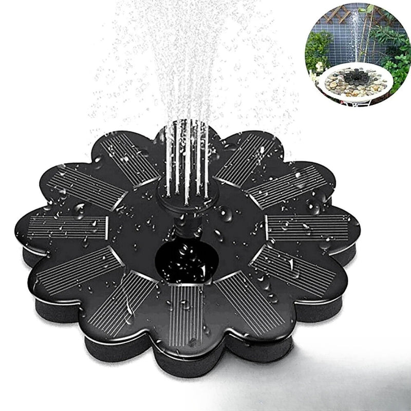 Fontaine solaire pour oiseaux bain d'oiseaux de jardin