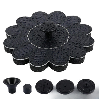 Fontaine solaire flottante buses accessoires