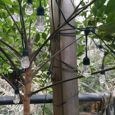 Guirlande Solaire Ampoule LED Couleur Changeante Jardin – éclairage multicolore allumé de nuit