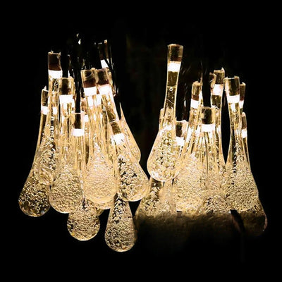 Guirlande Solaire LED avec Bulle Extérieure Décorative Blanc Chaud