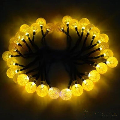 Guirlande Solaire Boule à Bulle LED 6M Jardin Extérieur – guirlande suspendue dans le jardin