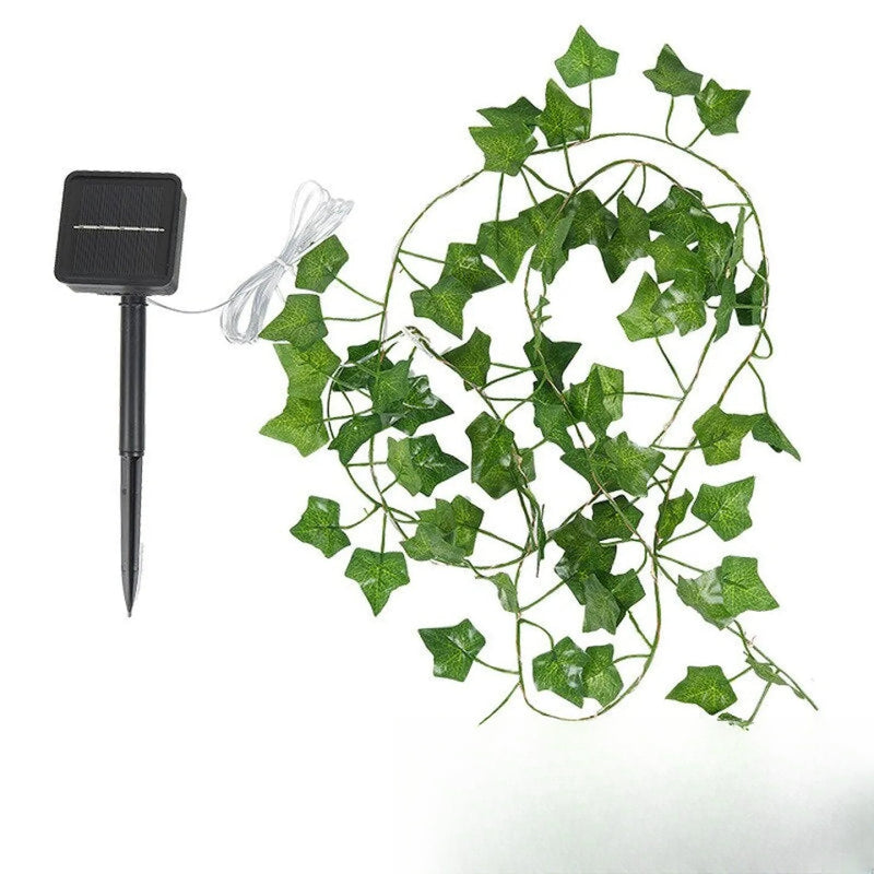 Guirlande Lumineuse Feuille d'Automne Solaire LED Jardin