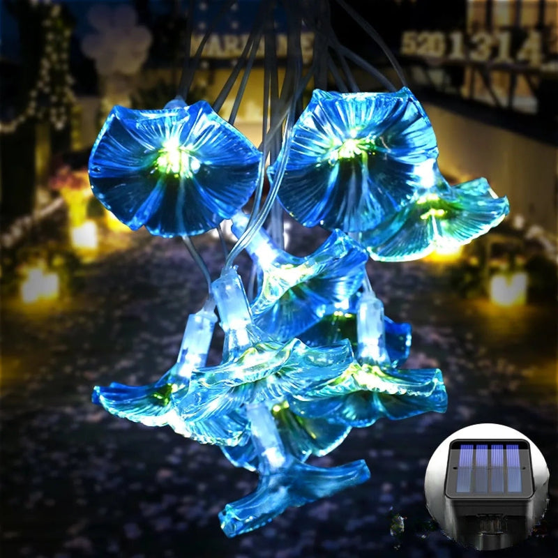 Guirlande Solaire Fleur LED Extérieure pour Jardin