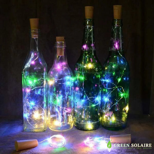 GUIRLANDE LED POUR BOUTEILLE SOLAIRE