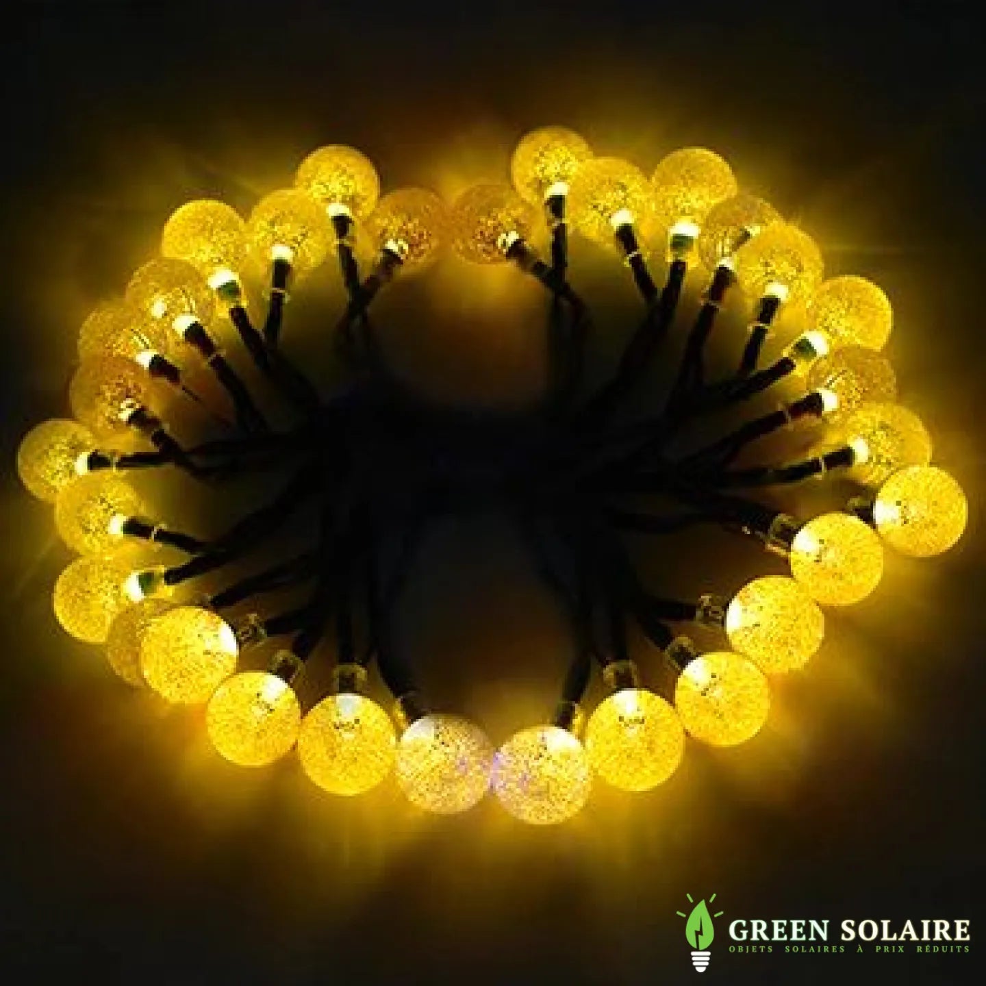 GUIRLANDE LUMINEUSE ’BOULE SOLAIRE A BULLE’ - 6M