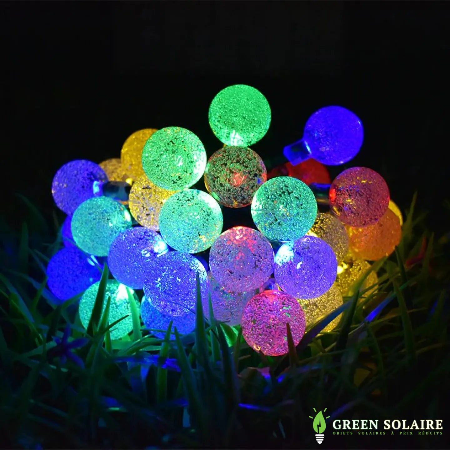 GUIRLANDE LUMINEUSE ’BOULE SOLAIRE A BULLE’ - 6M