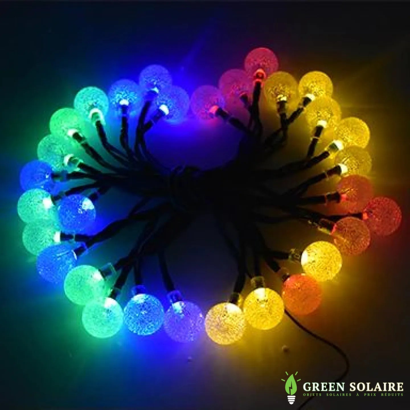 GUIRLANDE LUMINEUSE ’BOULE SOLAIRE A BULLE’ - 6M