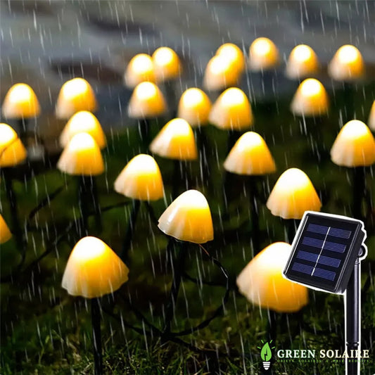 GUIRLANDE LUMINEUSE SOLAIRE CHAMPIGNON