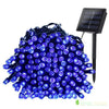 GUIRLANDE SOLAIRE LED BLEU 22M