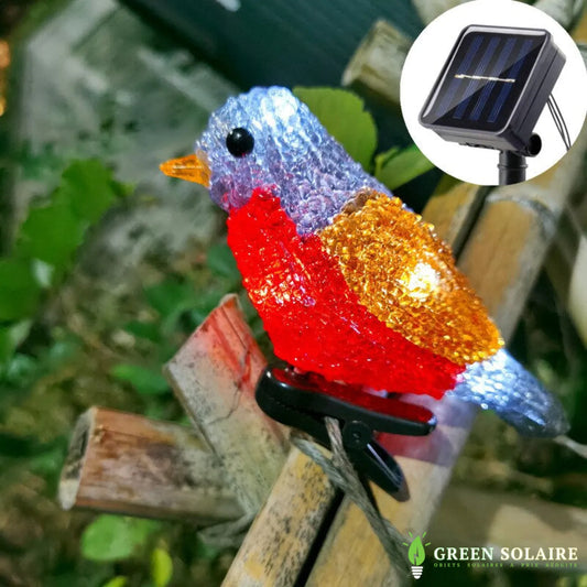 GUIRLANDE SOLAIRE LUMINEUSE OISEAUX DE NUIT