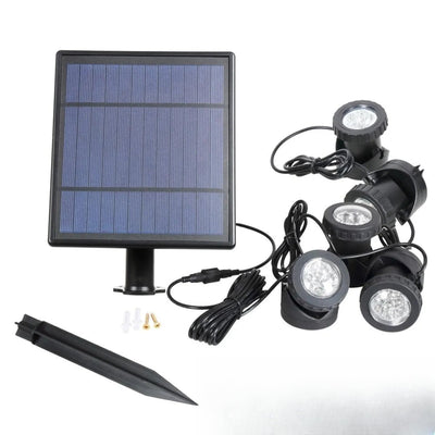 Spot Solaire Immergeable Multicolore pour Bassin – spot immergé dans un bassin