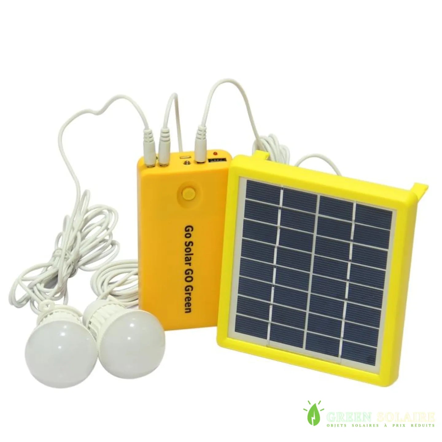 Kit Éclairage LED Camping avec Panneau Solaire & USB