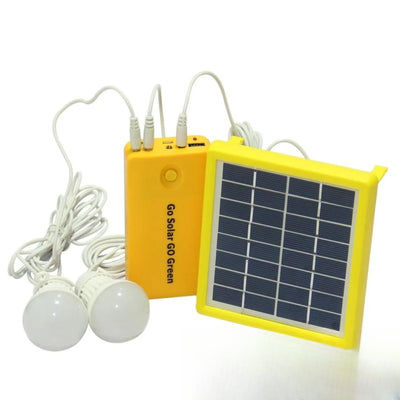 Kit Éclairage LED Camping avec Panneau Solaire USB – contenu du kit et accessoires fournis