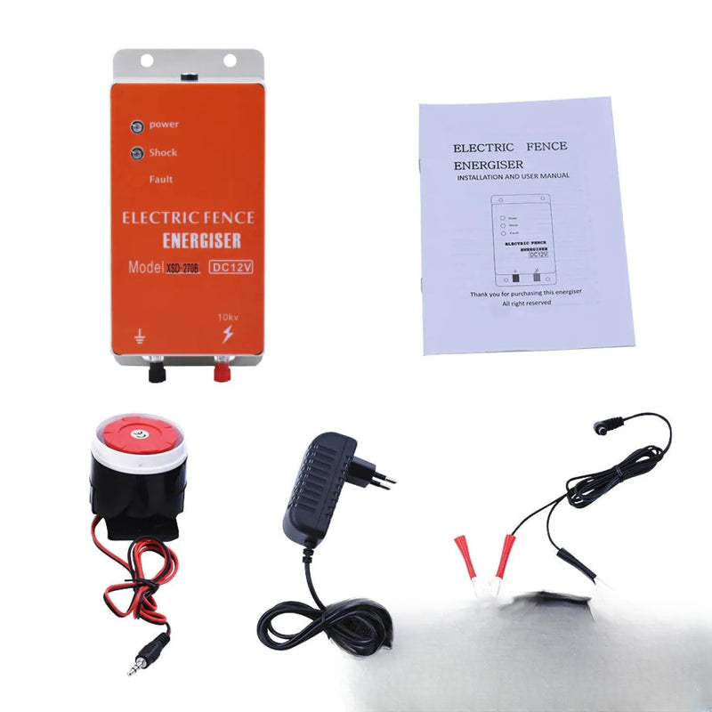 Kit complet clôture électrique solaire extérieur