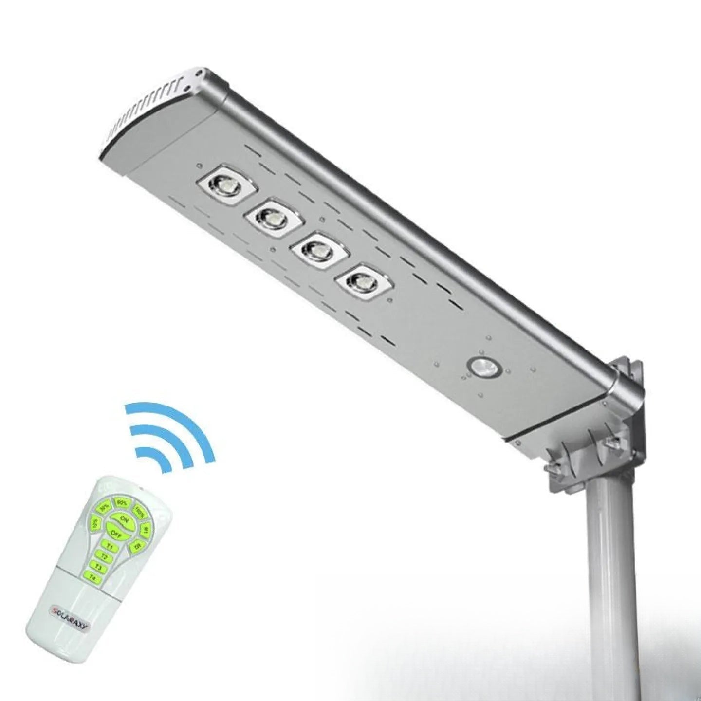 Lampadaire solaire 3000 lumens pour lotissement