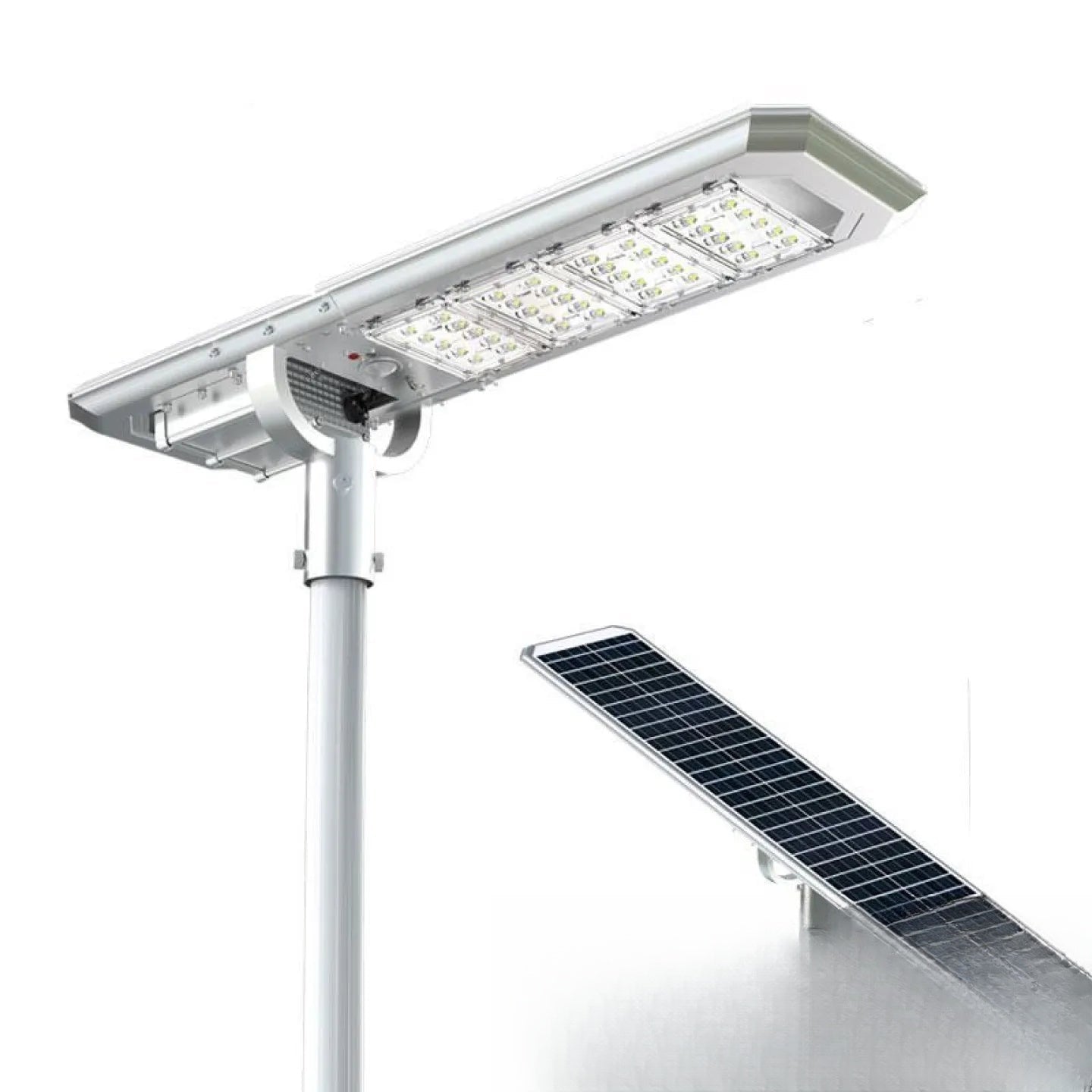 Lampadaire solaire 4000 lumens pour résidence et copropriété