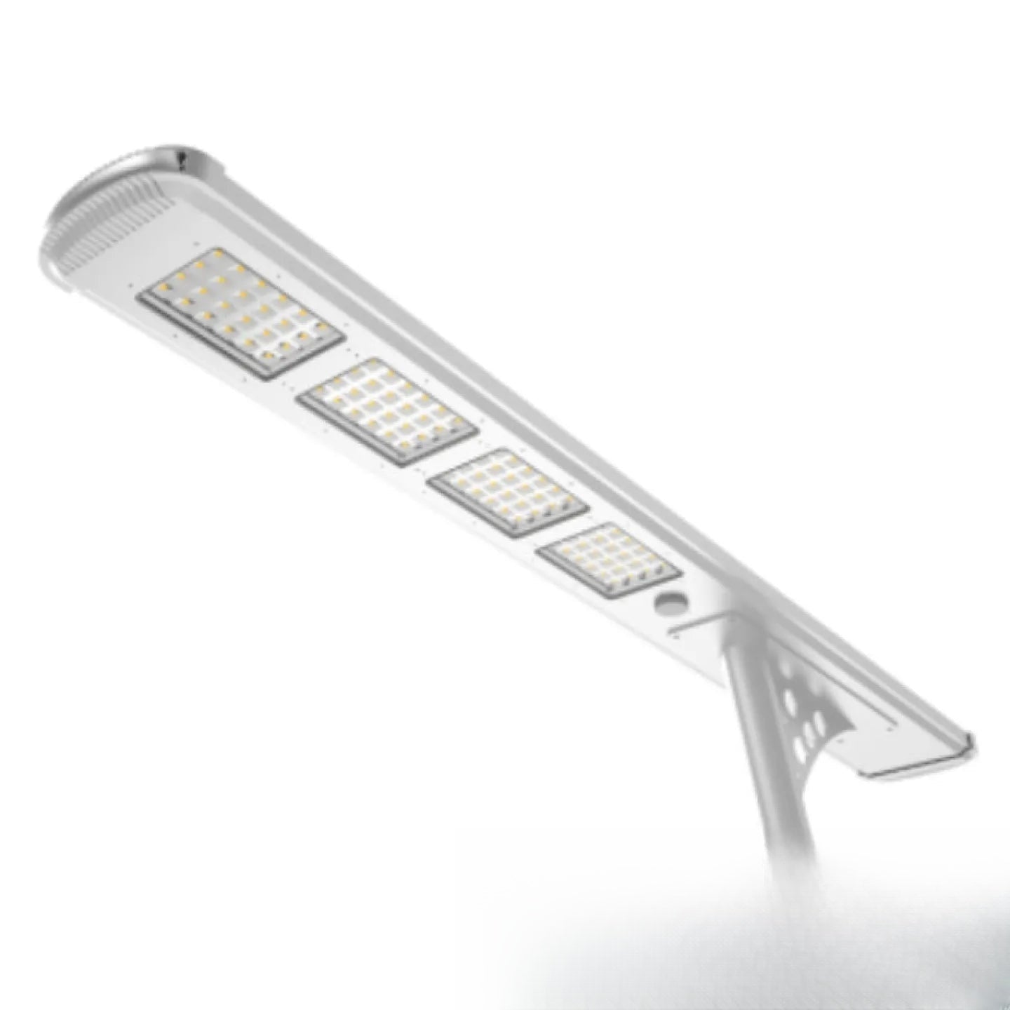 Lampadaire solaire puissant 8000 lumens pour extérieur