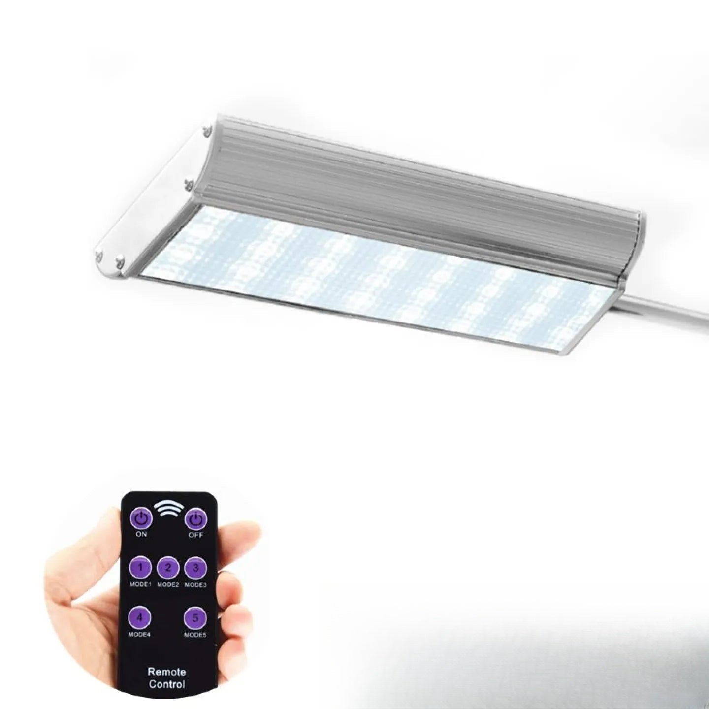 Lampadaire solaire avec détecteur de mouvement pour extérieur