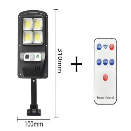 Lampadaire solaire mini 48 LED COB avec télécommande