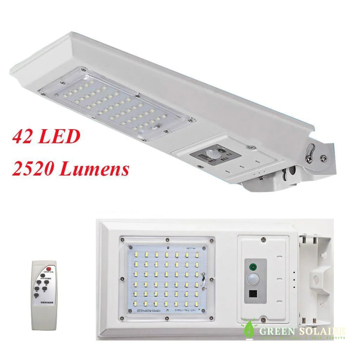 Lampadaire Solaire Elwing ABS 2500 Lumens